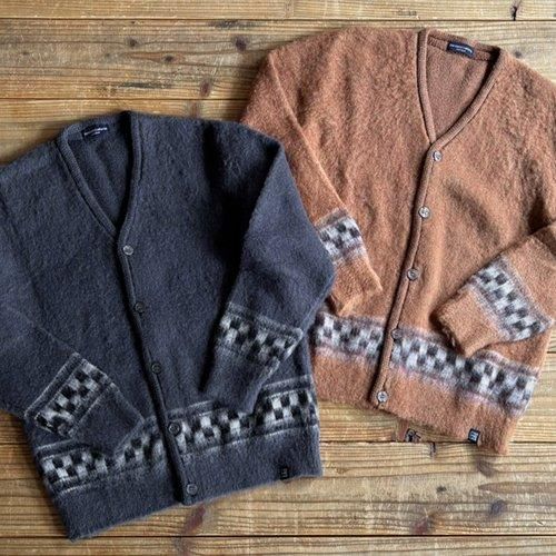 STANDARD CALIFORNIA】SD CHECKER CARDIGAN BROWN カーディガン