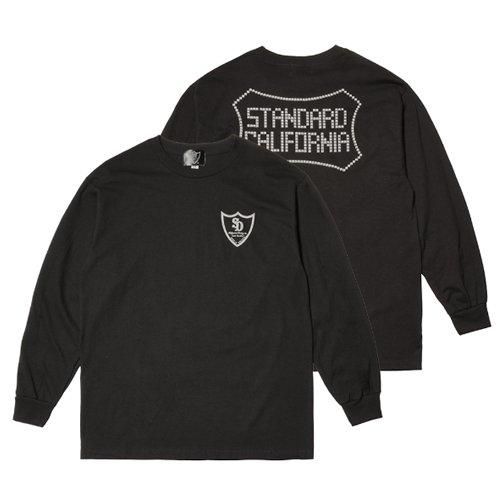 STANDARD CALIFORNIA】HTC × SD LOGO LONG SLEEVE T BLACK