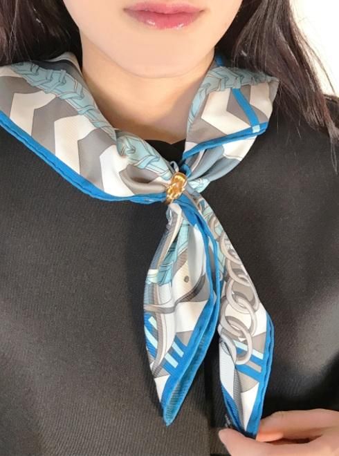 HERMES エルメススカーフリング GP【vintage 】ランクA ファッション