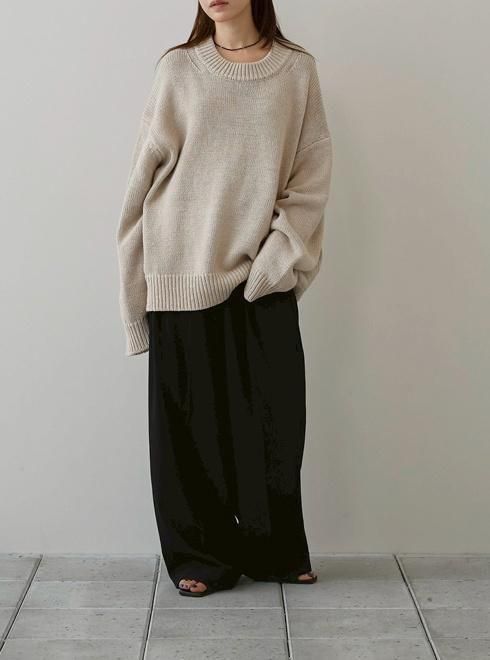 TODAYFUL (トゥデイフル）Roundhem Linen Knit 26春夏予約【12510504