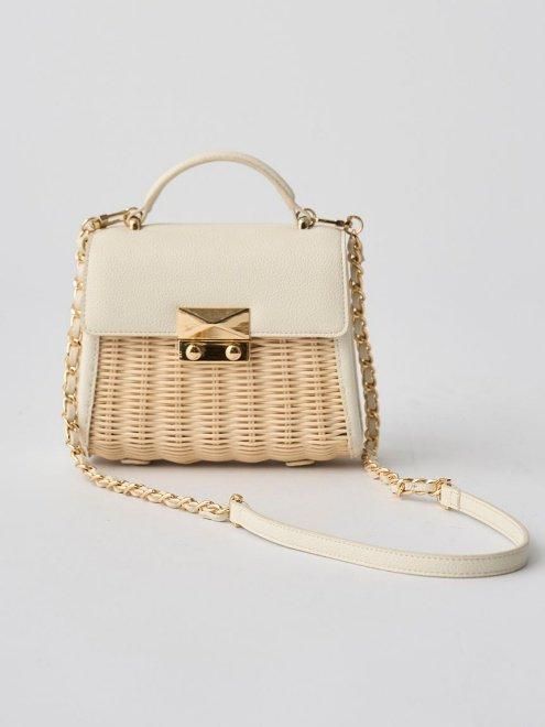 CELFORD (セルフォード)ラタンミックスミニバッグ 25春夏【CWGB251516