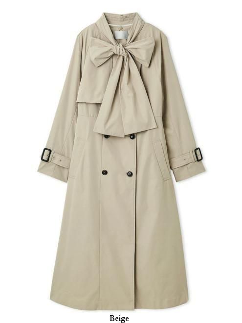 CELFORD (セルフォード)リボン付きトレンチコート 26春夏【CWFC261065