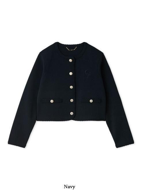 CELFORD (セルフォード)トリム刺繍カーディガン 26春夏【CWND261118