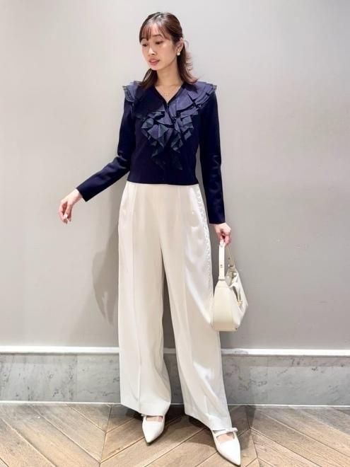 CELFORD (セルフォード)フリルニットカーディガン 26春夏【CWND261109