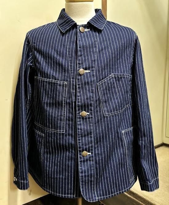 JELADO Steelbeam Coat 10.5oz インディゴウォバッシュ カバーオール
