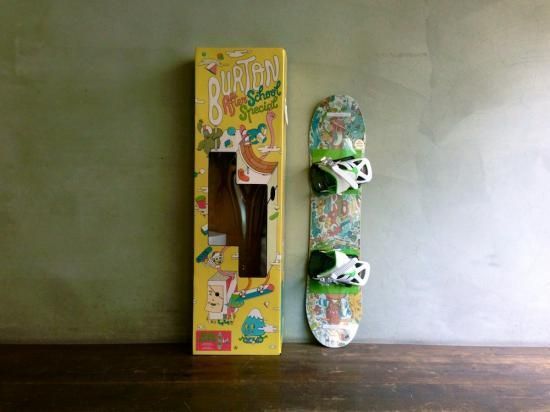 キッズ用ボード＆ビンディングセット。BURTON SNOWBOARDS。AFTER