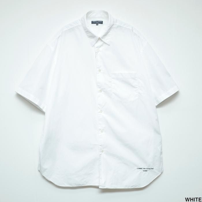 COMME des GARCONS HOMME コムデギャルソン オム 綿ブロード製品洗半袖