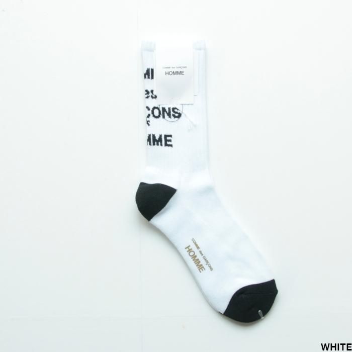 COMME des GARCONS HOMME コムデギャルソン オム 綿パイルロゴ入り