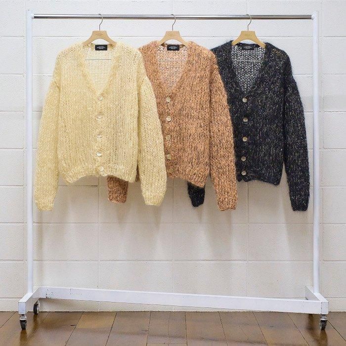 UNUSED アンユーズド Mohair knit cardigan US2474
