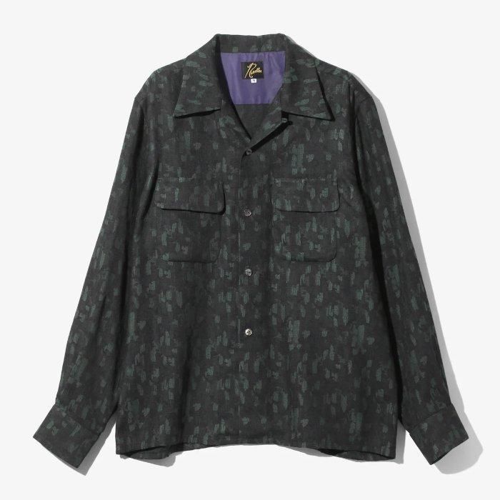 NEEDLES ニードルズ Classic Shirt - Rayon Abstract Jq. PU162