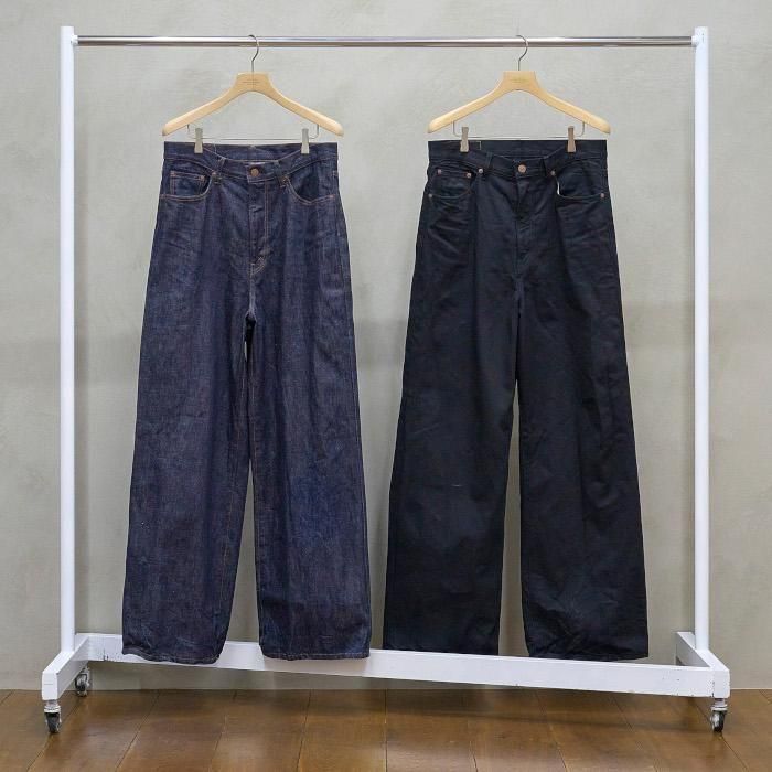 UNUSED アンユーズド 13oz wide denim pants UW1158
