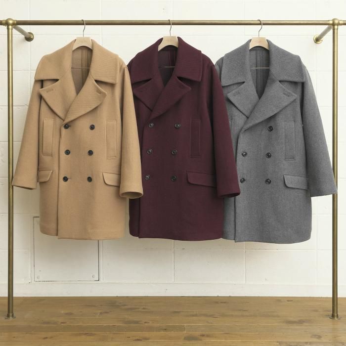 UNUSED アンユーズド Double Breasted Coat. ウールトレンチコート