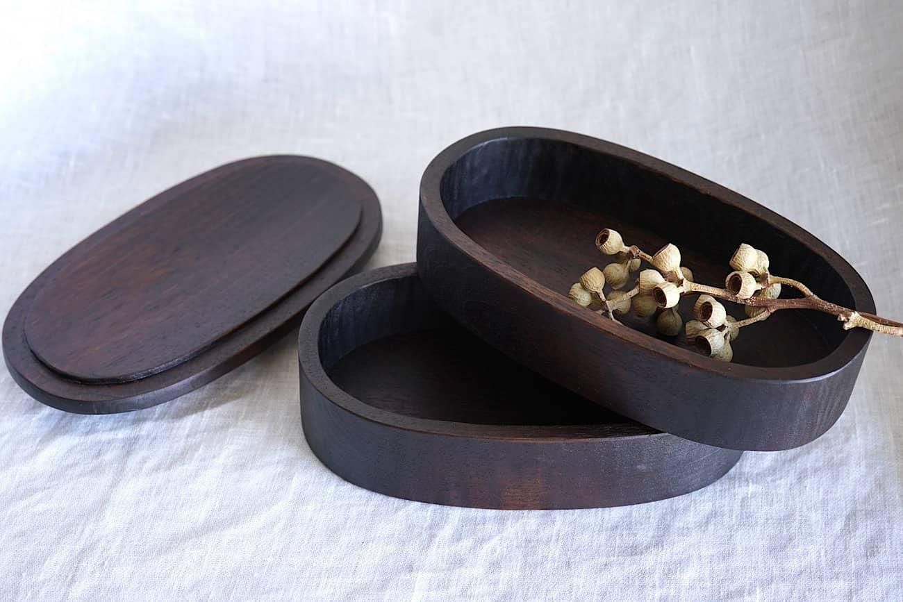 楕円刳り手箱 | 松本家具研究所 - WALL -CRAFT & ANTIQUE-