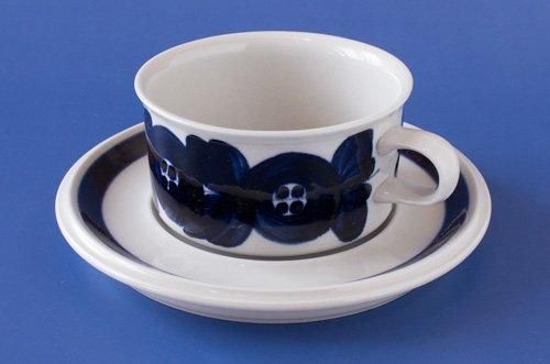 ARABIA Anemone アラビア アネモネ ティーカップ＆ソーサー（Vintage