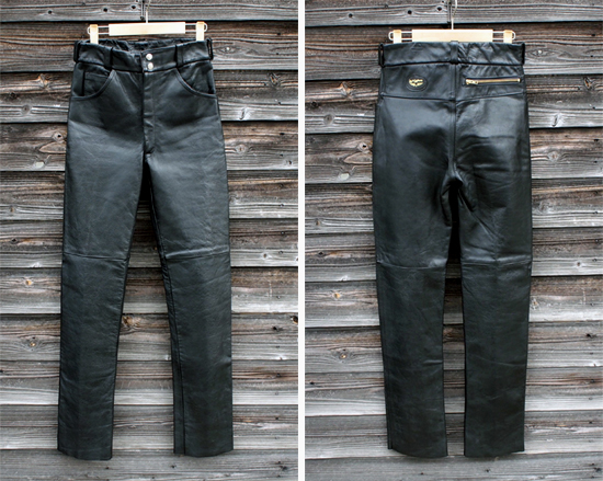 ルイスレザー パンツ 革パン スリム ヴィンテージ ロッカーズ カフェ
