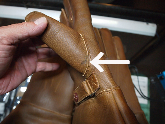 GOLDTOP グローブ ガントレット ブラウン 茶色 レザー 英国製 メリノ