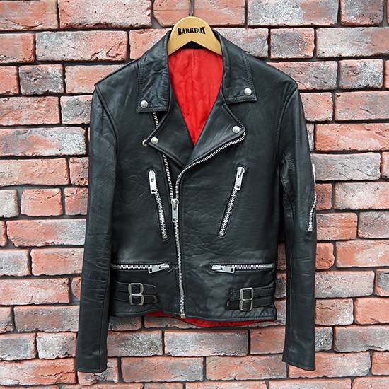 ロンジャン ヴィンテージ リアルレザー イギリス ライダース 洗濯