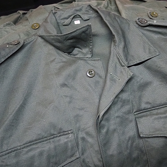 極上ヴィンテージ 軍シャツ 長袖 ベルギー軍 リアル ミリタリー ロング