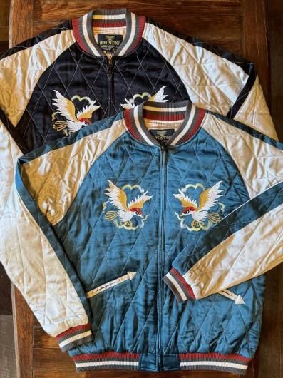 HOUSTON : RAYON SOUVENIR JACKET (map) - 大人のアメカジセレクト