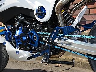 kkk,msx,125,grom,ZOOMER-X,タイ,ホンダ,純正,アルミ,バックステップ