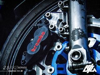 CBR250RR-MC22 ブレンボ 4P 40mm フロント CNC キャリパーサポート 296DR