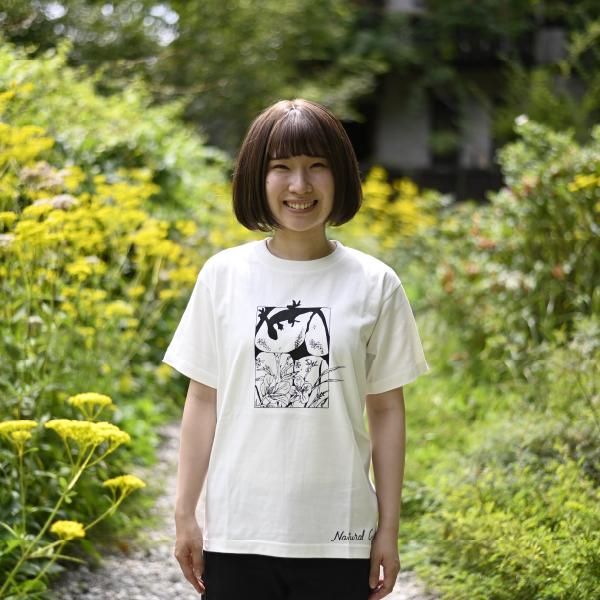 ナチュラルガーデンズMOEGI オリジナルTシャツ（バニラホワイト