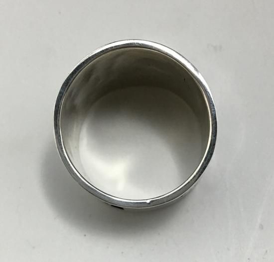 Hopi Berra Tawahongva Overlay Ring - 練馬のインディアンジュエリー