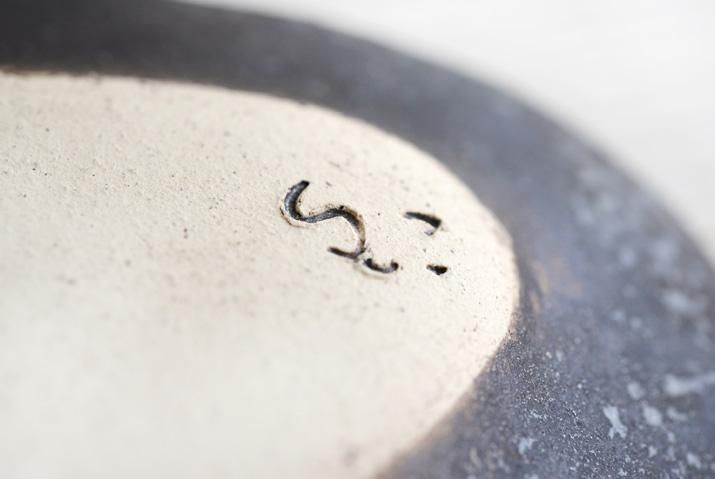 安福由美子｜錆オーバルリム皿｜作家のうつわ通販｜和食器セレクト