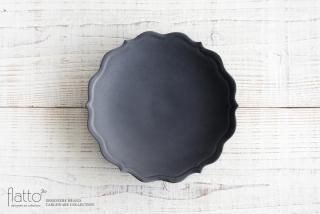 木下和美｜黒釉銀彩ティーカップ＆ソーサー（L）｜作家のうつわ通販