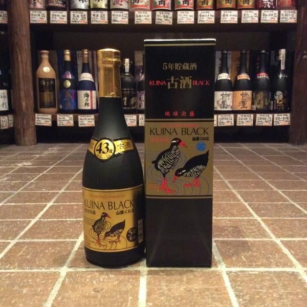 山原くいなブラックゴールド古酒43度720ml - 古酒家通販店