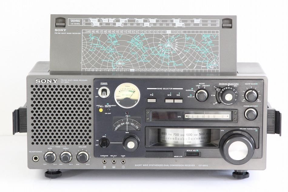 ICF-6800｜SONY BCLラジオ 万能ACアダプター付｜中古品｜修理販売