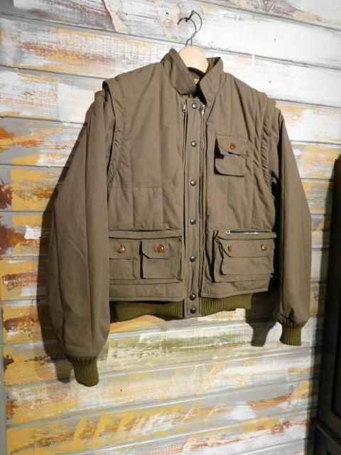 FREEWHEELERS ”SKYKOMISH” 3-IN-1 INSULATION JACKET（OLIVE DRAB