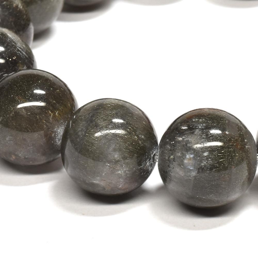 鑑別書付] サゲニティックカルサイト ブレスレット 14mm #PC114