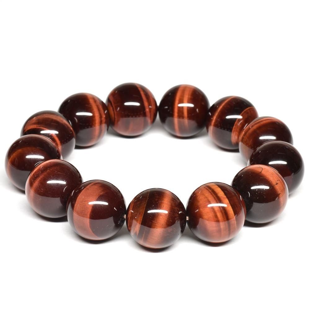 レッドタイガーアイ ブレスレット 18mm #T5918 - プレミアム天然石専門