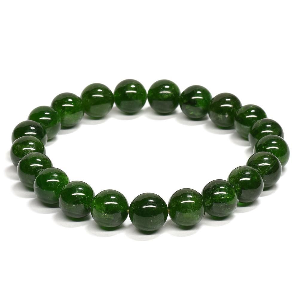 クロムダイオプサイト ブレスレット 9.5mm #QA210 - プレミアム天然石