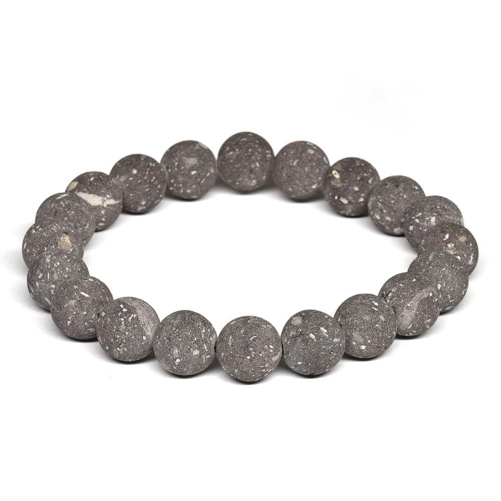 日本の石]紀山石 ブレスレット 8mm #QF187 - プレミアム天然石専門店