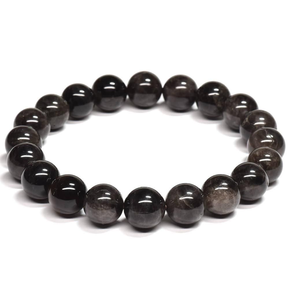 山梨県黒平産 黒水晶 ブレスレット 10mm #RC265 - プレミアム天然石