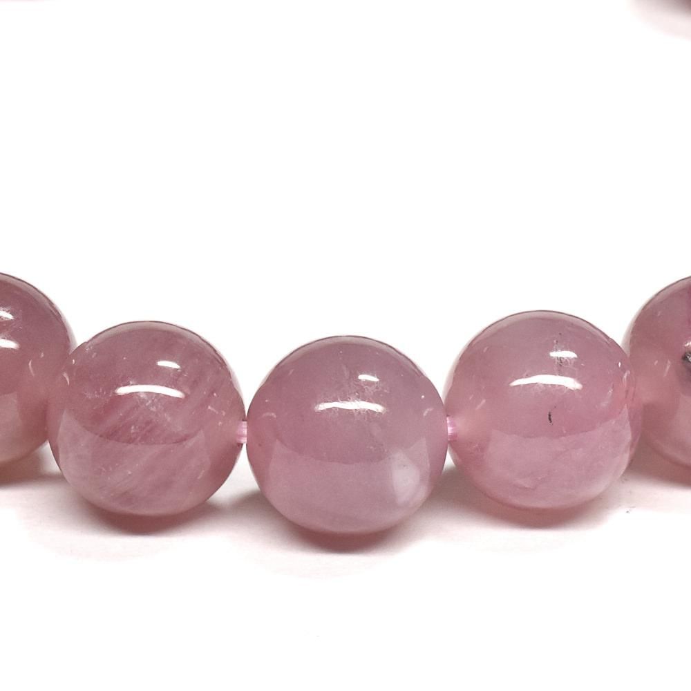 ディープローズクォーツ ブレスレット 9.5mm #RE423 - プレミアム