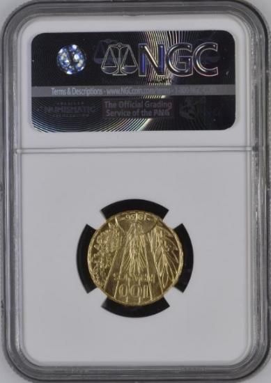 フランス 1936 100フラン 金貨 ウイングヘッド NGC PF61 稀少な