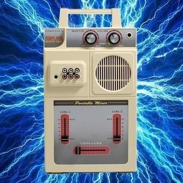 電池で使える、ポータブルDJミキサー/ポータブルDJセット/ポータブルDJ