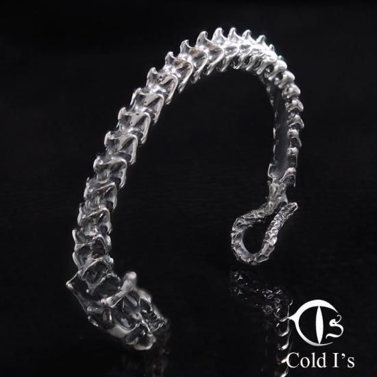 Cold I's,コールドアイズ,Snake Skeleton Bangle,- SILVER SHIELD