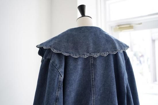 scallop collar denim JK - BayBee