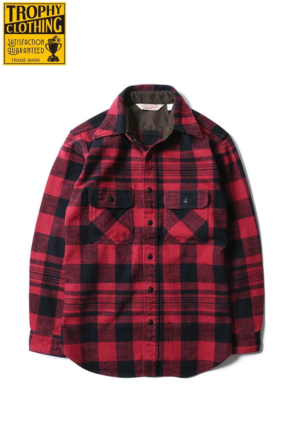 TROPHY CLOTHING(トロフィークロージング) バッファローチェックシャツ
