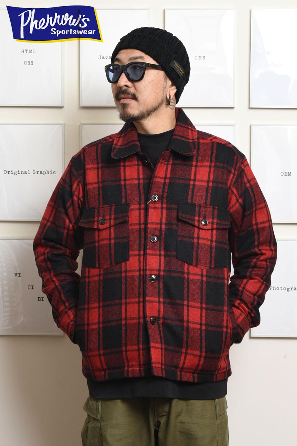 Pherrow's(フェローズ) CPOシャツジャケット 21W-PCSJ2 通販正規取扱