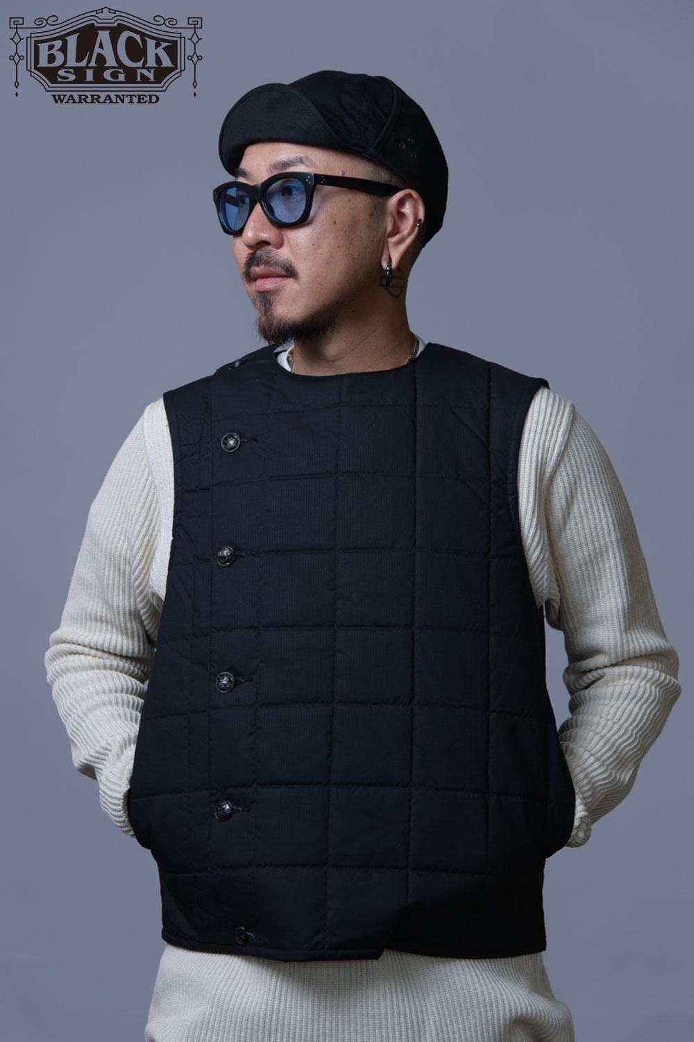 BLACK SIGN(ブラックサイン) スウィンドラーベスト Waxed Cotton