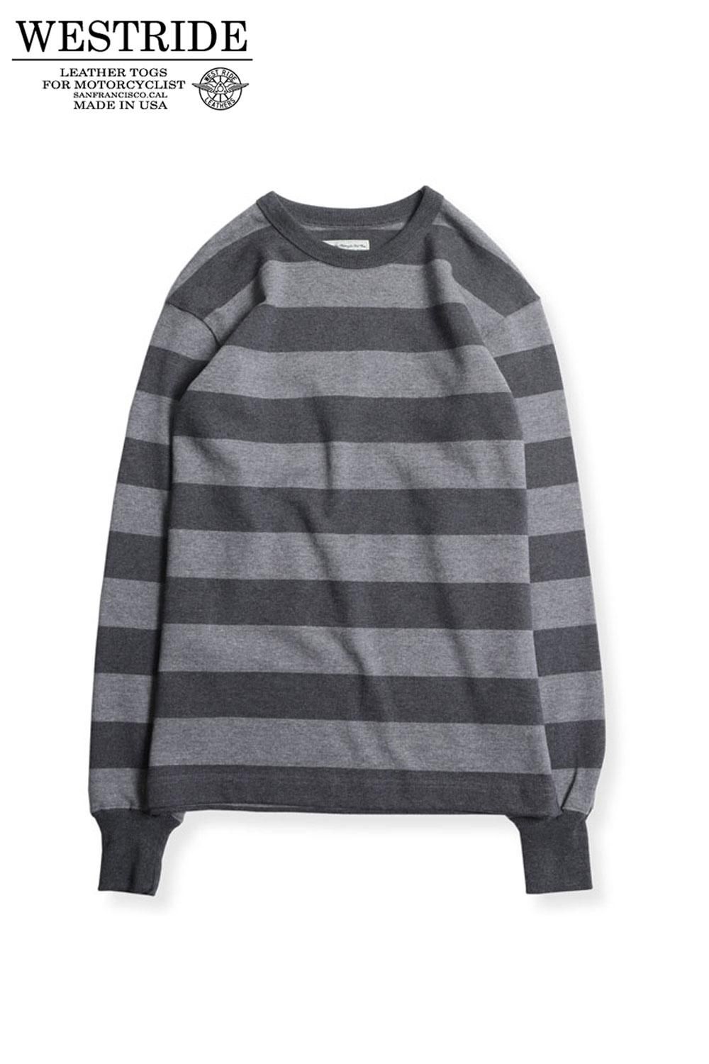 WESTRIDE(ウエストライド) ボーダーロングスリーブTシャツ HEAVY