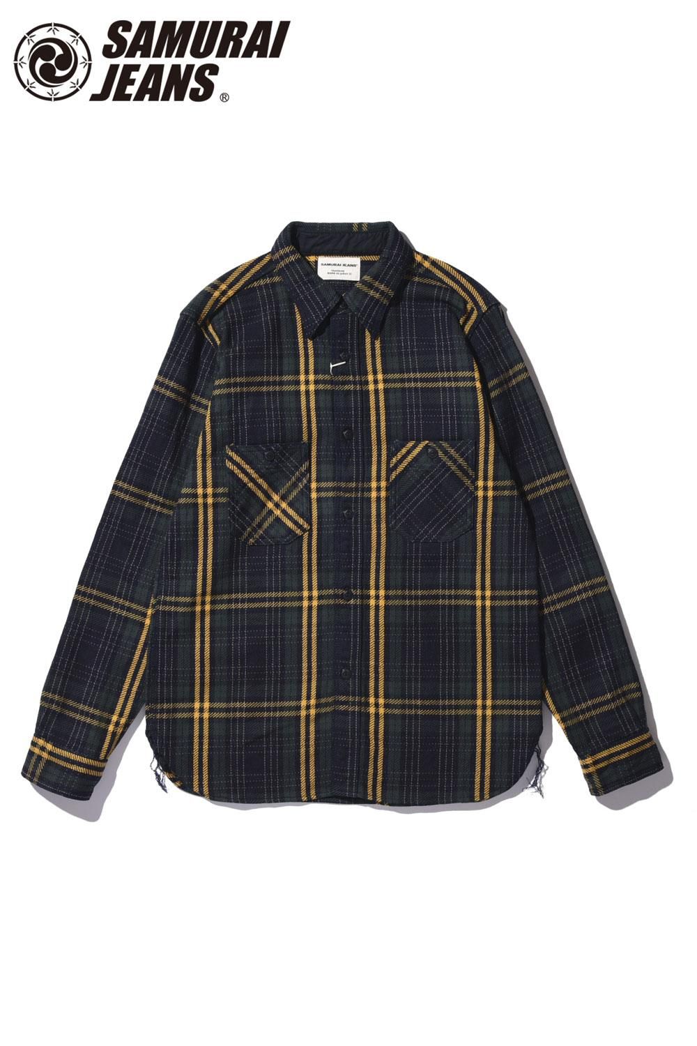 SAMURAI JEANS(サムライジーンズ) ヘヴィーネルワークシャツ ROPE