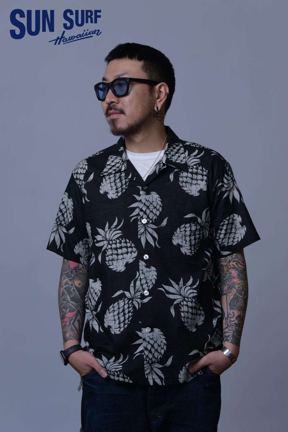 SUN SURF(サンサーフ) アロハシャツ DUKE KAHANAMOKU COTTON / LINEN