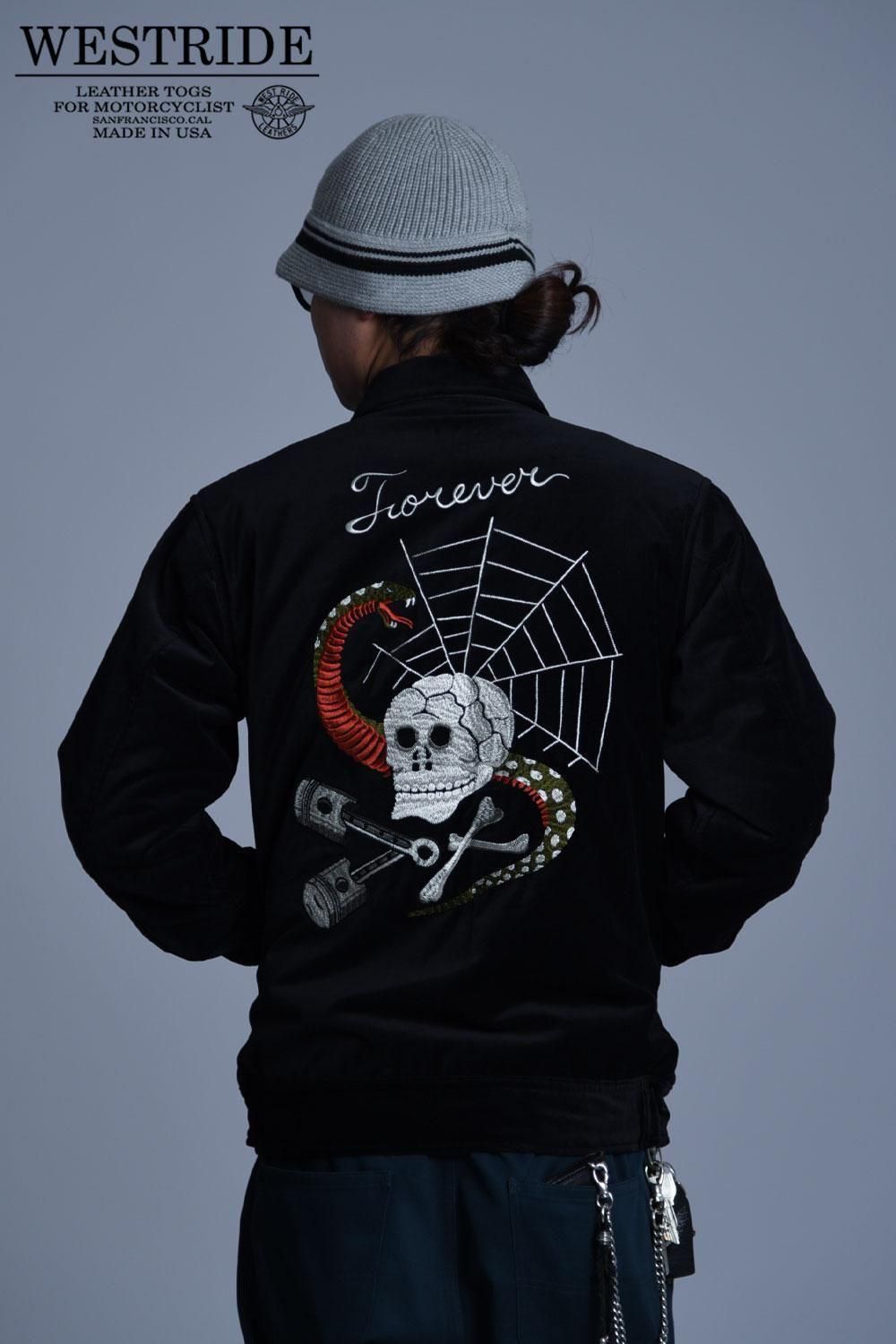 WESTRIDE(ウエストライド) スーベニアジャケット FOREVER SKULL