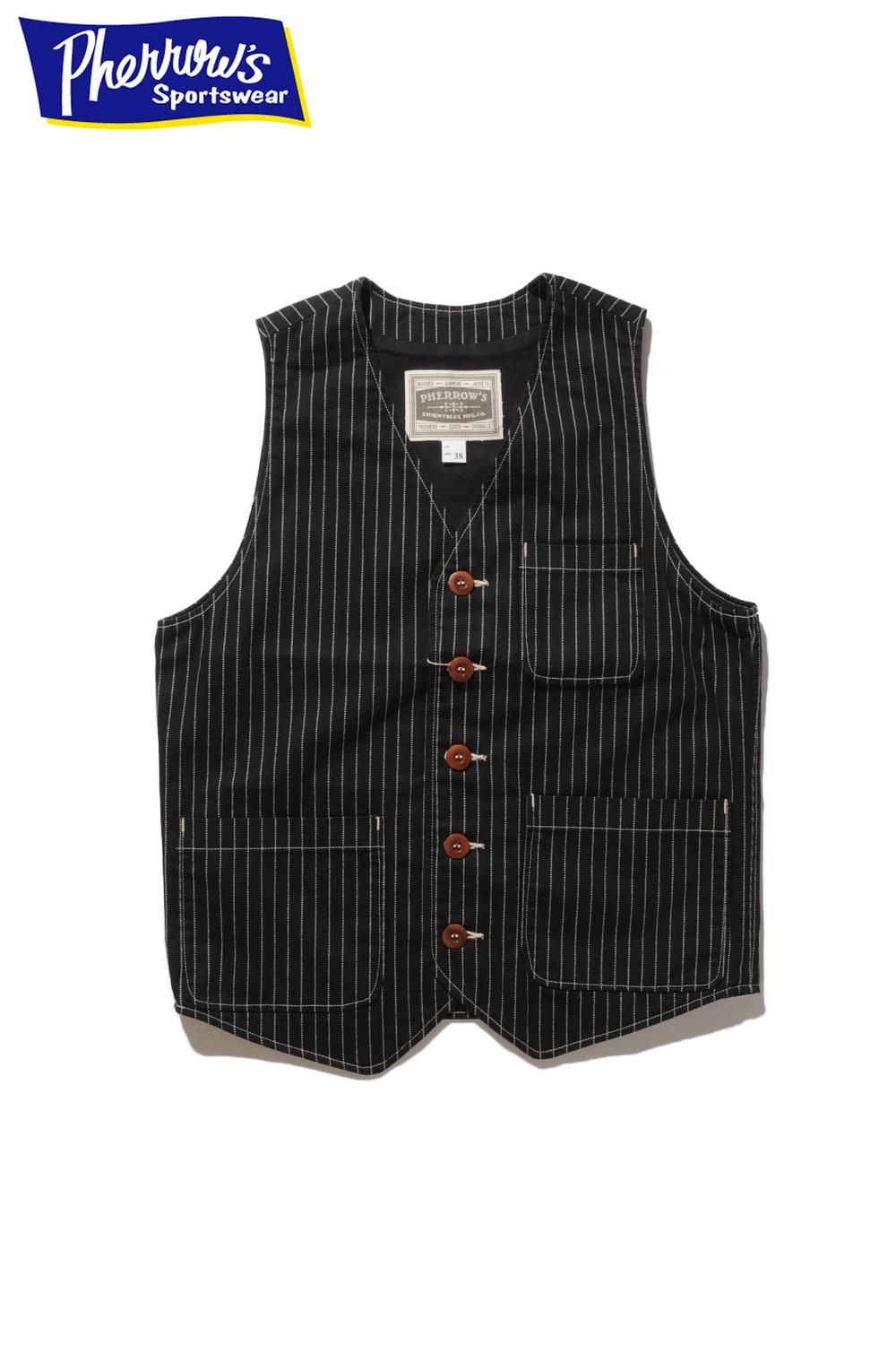 Pherrow's(フェローズ) ベスト PV1-W 通販正規取扱 | ハーレムストア